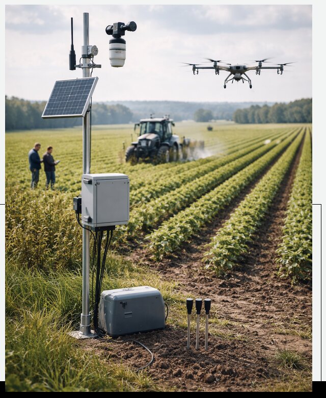 Разработка IoT мониторинга полей в Великом Новгороде от 8696 р. | АвикейВлк